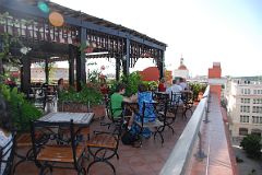 18 Cuba - Old Havana Vieja - Hotel Ambos Mundos - roof terrace bar